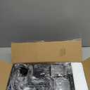 HapiRm Corner Shower Caddy Organizer - Shower Organizer Corner with Soap Holder, Toothbrush Holder and 4 Hooks, Rustproof Bathroom Shelf Tension Pole or 27.6 to 108.3 Inch - Black