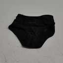 Leoparts Period Swimwear Leakproof Bikini Bottoms Black High Waisted Coverage Swimsuit Bottom for Girls Teens Women (XX-Small)