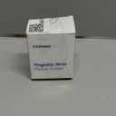 TOPGO Magnetic Running Phone Holder for iPhone, HD Mirror & Extendable Anti-Drop Rope for Gym/Yoga, 360 Rotatable Wrist Phone Holder, Fits iPhone 16 Pro & Android (Black, 2 Straps)