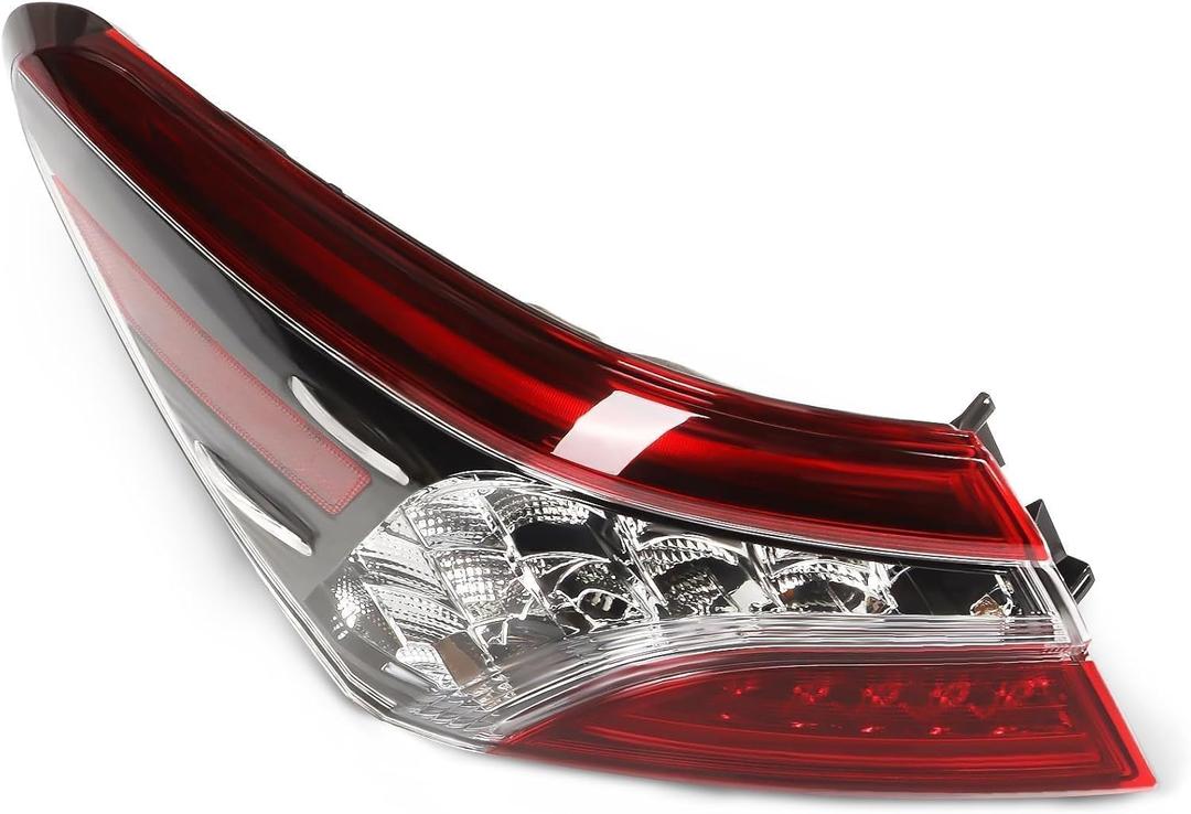 Outer Tail Light Compatible with 2021 2022 2023 Camry XSE/XLE Driver Side Rear Lamp Taillight W/O Bulbs Not Halogen 8156006A30 81560-06A30 (Left)