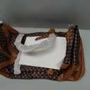 Weekender Bag for Women, Travel Duffel Bag Carry On Overnight Bag with Shoe Compartment Large Nylon Travel Weekend Tote Bag (9b-dark Brown)