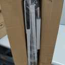 Regalo Safety 29-38.5" Baby Gate for Doorways & Bottom of Stairs, Pressure Mounted Baby Gate with Door for Babies, Toddlers & Pets, Tested & Safe for 30 Years, American Designed, American Owned, White