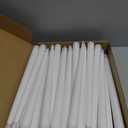 Treela 36 Pieces Flameless Taper Candles Flickering Faux LED Battery Operated Electric Fake Candles for Christmas Halloween Birthday Wedding Party(White,0.8x11 Inches,Smooth)