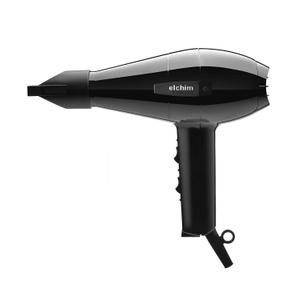Elchim Classic 2001 High Pressure Hair Dryer - 1875 Watt Quick Dry Professional Salon Blow Dryer (Black)
