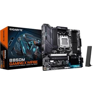 GIGABYTE B850M Gaming X WIFI6E AMD AM5 LGA 1718 Motherboard, mATX, DDR5, 2X M.2, PCIe 5.0, USB-C, WIFI6E, 2.5GbE LAN, EZ-Latch