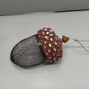 KALLAK Hanging Acon Metal Bird Feeder Outdoor Decoration, Sunflower Seed and Peanut Bird Feeder for Woodpeckers, Titmice, Nuthatches, Chickadees, Jays and More