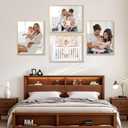 Giftgarden 16x20 Picture Frame Oak, 16 by 20 Thin Poster Photo Frame for Wall Display, Single