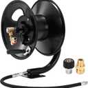 Tool Daily Pressure Washer Hose Reel, 100 FT Heavy Duty Steel Hose Reel for Power Washer