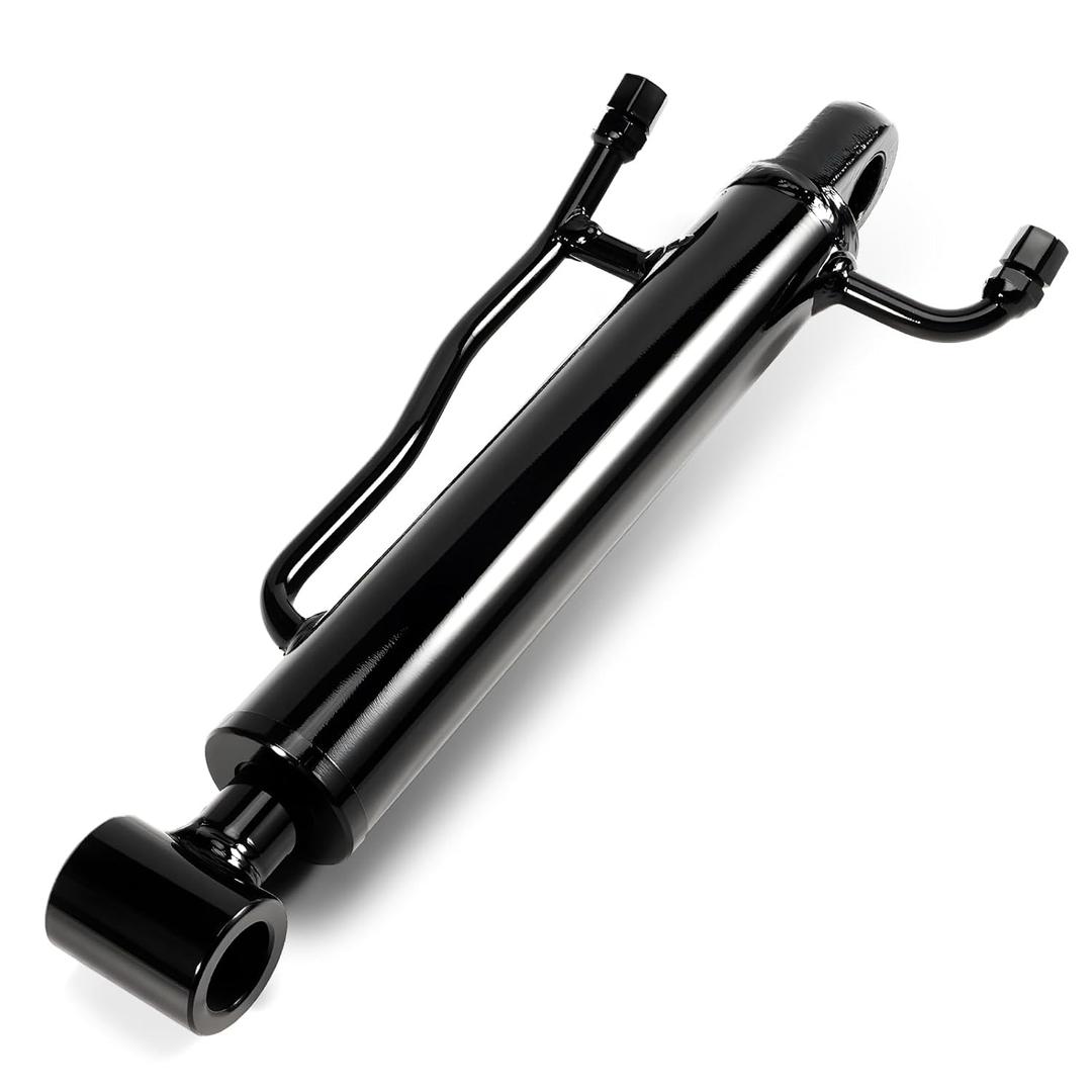 New Mini Excavator Thumb Cylinder, 25mm/0.98in Hydraulic Cylinder Fit for Mini Excavator Accessories Up to 3 Tons - Compatible with Single Hole Hydraulic Thumb Clip Only