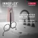 Delta Faucet 799-SS-PR-DST Pivotal Single Hole, Lumicoat Stainless
