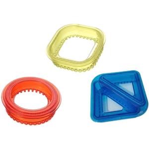 DIY Sandwich Cutter and Sealer Baking Tools for Home - Round, Square, Triangle Shapes - Food Grade PP Material