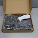 Key Holder Wall Mount, Mail Holder with Storage Drawer and 5 Key Hooks for Coat, Dog Leash, Home Decor Rack, House Accessories, Entry Way Organizer (Standard - 11.8 Inch, Black)