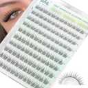 Self Adhesive Lashes Clusters Natural Look No Glue Eyelash Extensions Wispy Pre Glued Self Adhesive Eyelashes Reusable DIY Lash Extensions 120Pcs 9mm 10mm 11mm 13mm