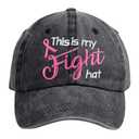 Breast Cancer Gifts for Woman - Breast Cancer Awareness Accessories, Adjustable Hat Headwear for Women