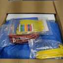 Baralir Inflatable Bounce House for Kids 3-6, Toddler Jumper with Slide and Ball Pit Water Pool(with Sun Cover), Perfect for Outdoor Indoor Kids Party - Blower Included