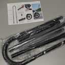 Upgrade Bike Training Handle - Extended 27"-33" Multi-Position Adjustable Children Bike Trainer Balance Push Bar for Kids Learning to Ride (4-Level Height Settings)