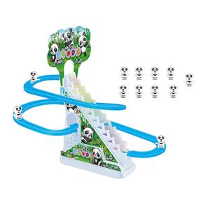 Click to see full view
ATORSE Musical Panda Chasing Race Track Game Set Roller Coaster Playset for Ages 3+