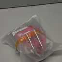 BRONZEDOG Pitbull Dog Muzzle Breathable Metal Basket for Large Dogs Amstaff Staffordshire Terrier Biting Chewing Barking (Leather, Pink)