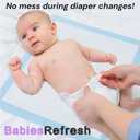 Super Absorbency Disposable Underpads, 17 x 13", 100 Count, Leakproof Quick Drying for Multi-use for Babies, Puppy Pads and Adults, Chucks, Disposable Diaper Changing Pad for Baby, Blue, Small