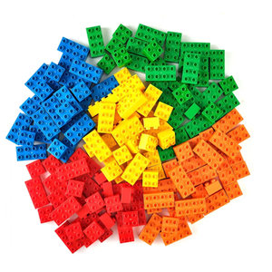 Best Blocks Big Blocks Set, Large Building Blocks for Ages 3 and Up, 100% Compatible with All Major Brands, Classic Colors, 204 Pieces