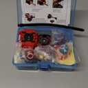 Bey Battling Top Burst Gyro Toy Set 4 Spinning Tops 2 Launchers Combat Battling Game with Portable Storage Box Gift for Kids Children Boys