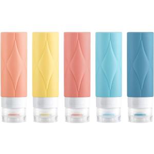 5 Pack Travel Bottles, Leak Proof TSA Approved Travel Size Containers (60ML 5PACK)