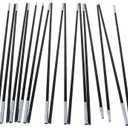 Tent Stand, Fiberglass Poles, Tent Poles Replacement, Camping Tent Pole, Lightweight Tent Pole Repair Kit, Adjustable Tent Poles Fiberglass Rods(3.3 m)