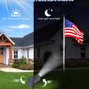 Solar Powered Spotlights Outdoor Waterproof Sunset Spot LED Lamp Ultra Bright for Tree, Flag, Lawn, Statue, Pool, Garden, House, Wall, Yard, Path Outdoor Landscape Uplighting 4 Pack Cool White