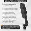 12472876 Front Passenger Side Door Armrest Handle Compatible with 1999-2006 Chevy Suburban Silverado Sierra Tahoe Avalanche Escalade & GMC Yukon, Front Right Side Door Arm Rest with Handle, Dark Gray
