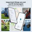 Air Tracker Tag for Android 4 Pack Luggage Tracker Tags Works with Google Find Hub App, Bluetooth Tracker Key Finder and Item Locator for Luggage, Backpack, Suitcases, Replaceable Battery