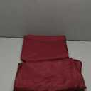 sancua 2 Pack Burgundy Tablecloth 60 x 84 Inch, Rectangle 4 Feet Table Cloth - Stain and Wrinkle Resistant Washable Polyester Table Cover for Dining Tables, Buffet Parties and Camping