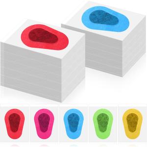 120 Pcs Adhesive Eye Patches, Eye Patches for Adults Pad Disposable Eyepatch Latex Free Adhesive Bandages for Adult(3.3 x 2.3 Inches,Multicolor)