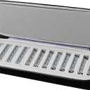 Comecase Grooming Clipper Blade Case Holder Organizer - Hard Travel Carrying Storage Holds 12 Blades - Upgrade (Black+Grey Inside)