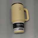Hydro Flask Travel Tumbler with Handle, Lid and Straw - Insulated Stainless Steel in 32 Oz Starlight