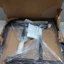 Walking Pad Handle Bar (Handle Only), Compatible with 24.4" Wide Walking Pads, Adjustable Height (Up to 43.3"), Parallel Bars, Non-Slip Base, Sturdy Support,Tool-Free Assembly