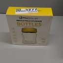 Breastmilk Bottles 6pc Set with Leak Proof Lids, 6.oz 180ml Reusable Wide Neck Bottles Best for Breast Milk Collection & Storage Solution, BPA Free, Fits Spectra & Avent Models