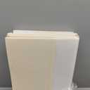 Criusia 4 Pack Baby Clothes Organizer Bins, Fabric Collapsible Storage Baskets with Handles, Odorless Storage Bins for Toy Clothes Nursery Kids Room Playroom Classroom (14L*10W*9.5H) (White with Beige)