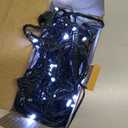 Connectable 100LED 42Ft 13Modes Christmas String Lights Indoor Outdoor | Extendable Green Wire Cool White Christmas Tree Lights with Timer | Twinkle Fairy Light Plug in for Xmas Tree(Cool White)