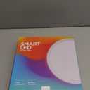 Roomratv Ceiling Light Flush Mount with Night Light, 36W Light Fixture with Remote Control, Full CCT and Brightness Adjustable, 18Inch Led Ceiling Light for Kitchen, Office, Kids Room (White)