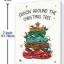 3 x Funny Christmas Card Women Men, Cheeky Xmas Card for Husband Wife Boyfriend Girlfriend Mom Dad, Christmas Decorations (M3-CROCIN)