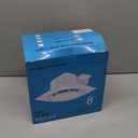 FEITON Bathroom Exhaust Fan with Light, Ceiling Mount, 110 CFM 1.0 Sones 4 Inch Duct, Quiet Square Bath Fan Light Combo, Shower Exhaust Fan with Light