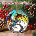 Dragon Christmas Ornament Holiday & Christmas Decorations, Gifts for Dragon Lovers, Xmas Gift Ideas
