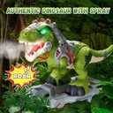 Dinosaur Ride On Toy Cars for Kids, Toddler Electric Ride On Toys with Music, Light & Smoke, Preschool Kids Scooter Foot-to-Floor Walker Indoor Outdoor,Birthday Easter Gifts for Boys Age 3 4 5, Small