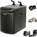 Active Aqua Hydroponic Water Chiller for Aquaponics, Plunge Baths and Aquariums, 0.25 HP - Portable Cooling System with Boost Function for 40-92 Gallon Reservoirs, Pure Titanium Evaporator Cooler
