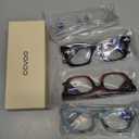CCVOO Stylish Reading Glasses for Women, Stylish Eyeglasses, Blue Light Readers, Cheaters