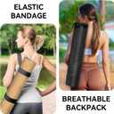 Cork Yoga Mat, with Cork Material as The Front and TPE as The Bottom of The Non-Slip Fitness Mat, Suitable for All Types of Yoga and Fitness Activities