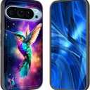 for Google Pixel 10/10 Pro 6.3 inch 2025 Case,[Military Grade Drop Tested] Heavy-Duty Tough Rugged Shockproof Protective Case,Space Hummingbird