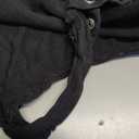 Popilush Long Sleeve Shapewear Bodysuit Tummy Control Henley Button Up Modal Scoop Neck Body Suit Tank Tops, Black , XL