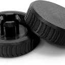 ODO LUCK 2PCS Black Upgraded Replacement Wheel for Hart 20V Stick Vacuum (HPSV50B,HPSV50,HPSV01B), Replacement Wheels Accessory