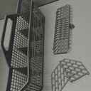 Universal Dishwasher Cutlery Basket Replacement WD28X10128 Dishwasher Utensil Silverware Basket, Compatible with Part No. AH959351, EA959351, PS959351, WD28X10127, WD28X10132